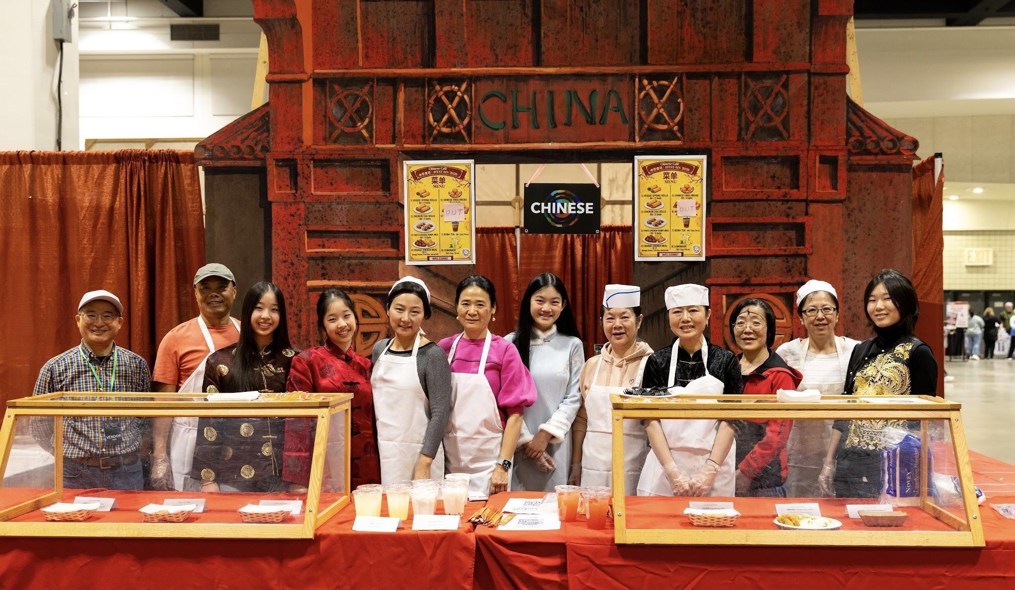 Chinese Cafe volunteers